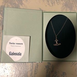 Finnish Kalevala Thor hammer Men's Necklace